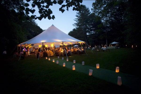 Outdoor Tent Wedding and Reception