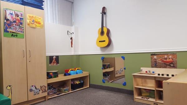 Toddler Room music area