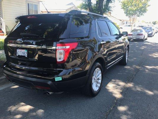 The SUV we enjoyed for the day!