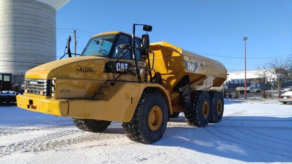 40-ton, Articulated Dump Truck.  Repaint and new decals