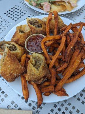 Brisket egg rolls