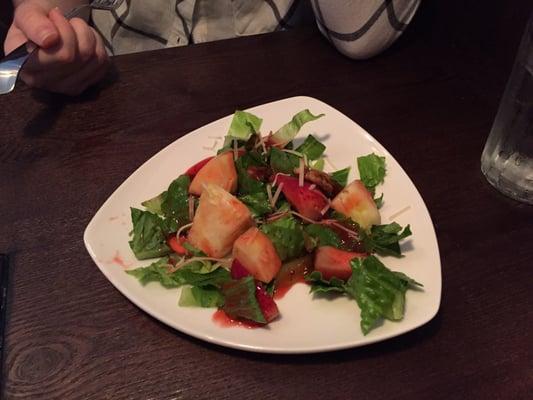 Strawberry Walnut Salad (some of it already eaten)