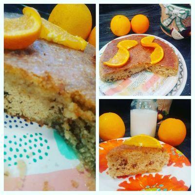 Buttermilk Orange Cake with Orange Glaze