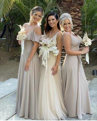 Perfectly altered bridesmaids dress