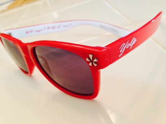 The official Yelp sunglasses.