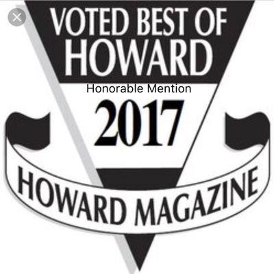 Best of Howard County Maryland 2017