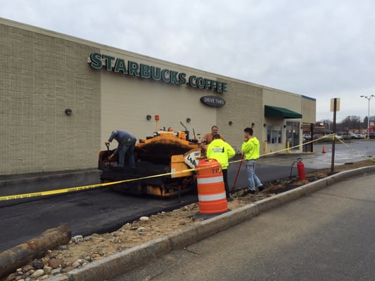 Paving the sink hole