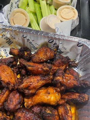 Some of the best game day wings with red ranch