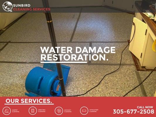 water damage restoration