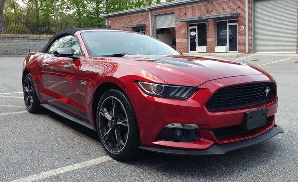 2017 Mustang Gt conv premium, 21,000 miles. Purchased in KC at off-lease dealer auction. 6 speed manual trans.