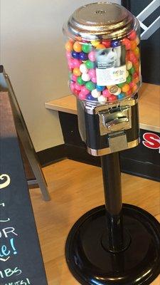 Gumball Charity vending machine