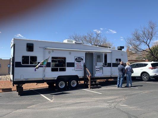 Candy Wagon and Chimney Rock