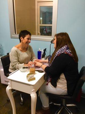 Enjoy our relaxing manicure, followed by a paraffin dip.