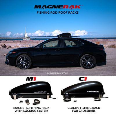 M1 Magnetic Fishinf Roof Rack comes with a Theft Deterrent Locking System to Lock the Rack to your Vehicle for short periods of time.