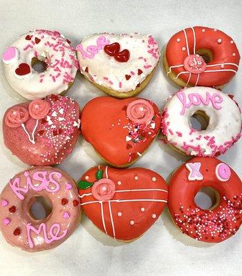 special Valentine's Day donuts