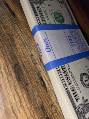 I was going to spend three of these stacks when I 
 Witnessed two guys giving head in the bathroom and try to do a good deed by telling the