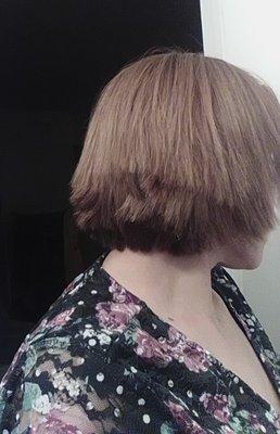 I know she knows how to cut her better so I don't understand why the haircut looks like this and it's hard to comb it