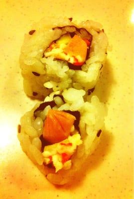 Hot dog sushi!