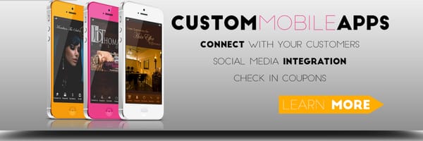 Custom designed mobile apps for your business.