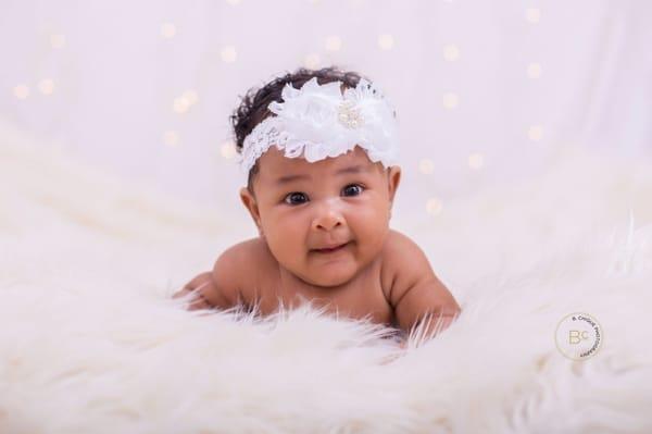 3 Month Old Photography | Baby Girl | B Chique Studios