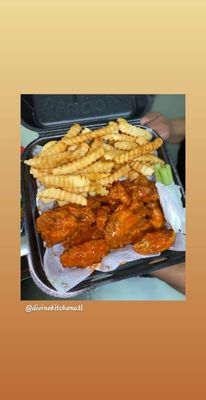 Real tastes, Real flavor.. wings n fries