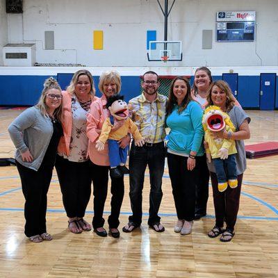 Peoples Bank employees volunteering at the Boys & Girls Club