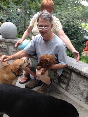 We found a wonderful new home for PEANUT with Paul & Beth and their other furry kids.