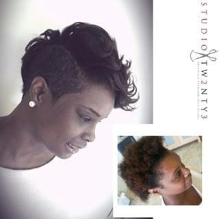 Before and After on Natural Hair