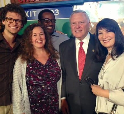 Alex, Rebecca, Rick,  Governor Deal, and Brenda at GPP!