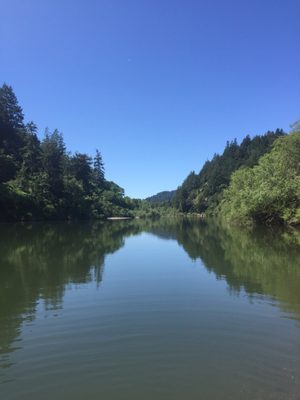 View down the river