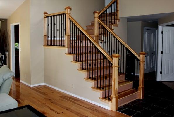 Hickory Staircase