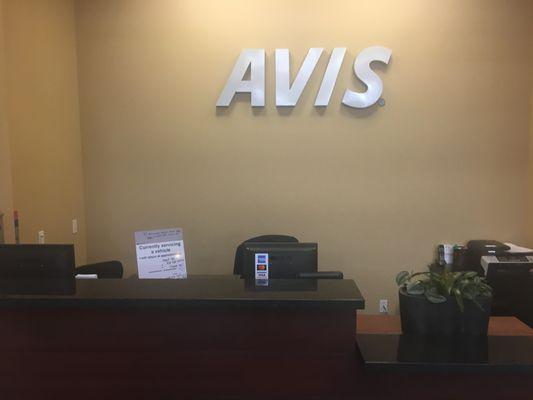 This is a tiny Avis outpost, staffed by only one service representative. Rent somewhere else.