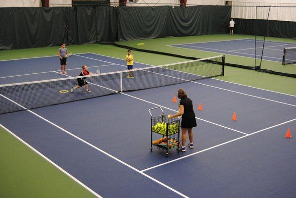 Clean, well-maintained courts are perfect for clinics, for both juniors and adults.