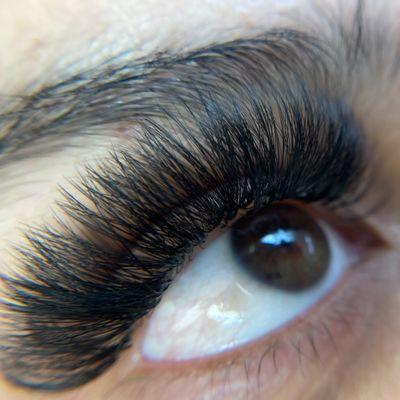 Volume set of lash extensions