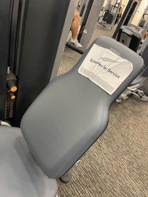 Broken leg machine