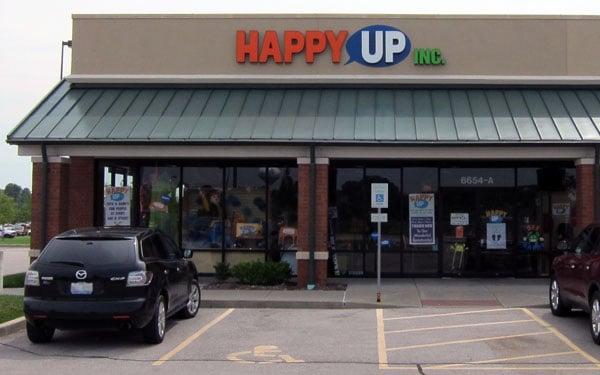 Happy Up Inc, Edwardsville's favorite toy store finally has a sign on the storefront!