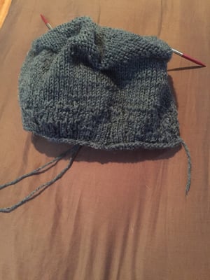 A beanie I made just from her first class!!!