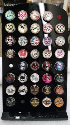 New - Interchangeable button jewelry