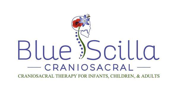 Blue Scilla CranioSacral's new and improved logo