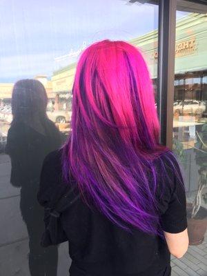 Amazing magenta melted in beautiful violet
 Nancy Casella