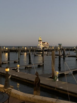 View from restaurant window