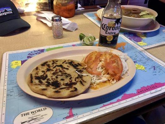 Cheese pupusas