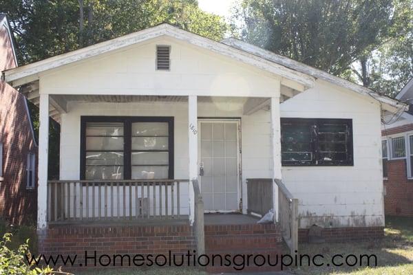 Would you buy this house? Home Solutions Group, Inc. would! As seasoned real estate investors we can buy homes in any condition fast.