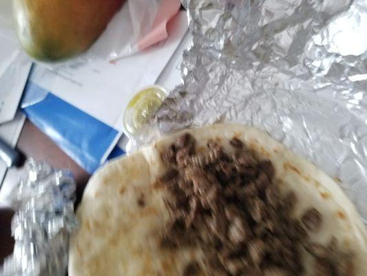 Carne asada taco