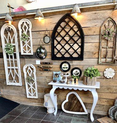 Handmade wood decor