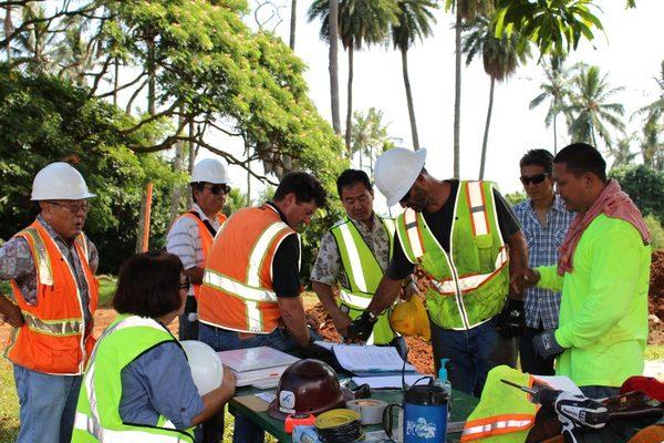 Coconut Island construction meeting