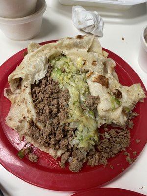 Beef burrito