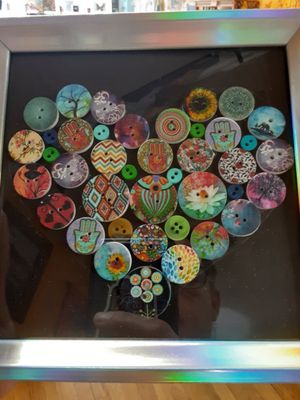 Love button art...