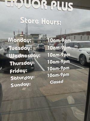 Coming Soon: Business Hours for Liquor Plus