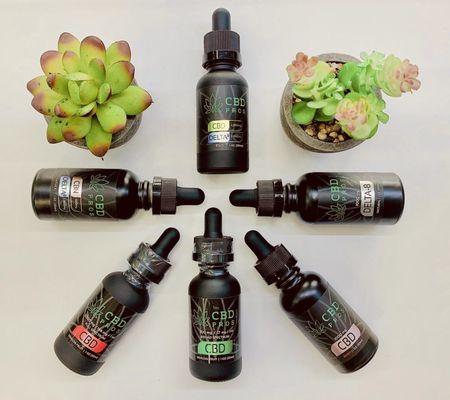 Tinctures for anytime of day or night with or without THC.